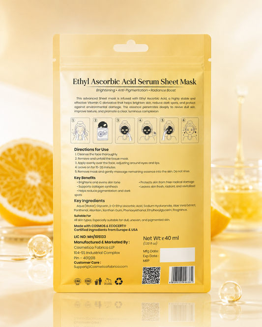 Ethyl Ascorbic Acid Serum Sheet Mask
