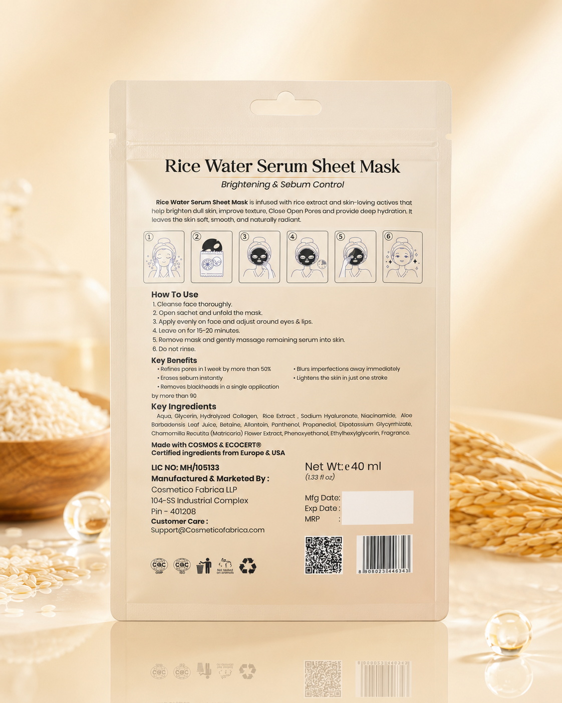 Rice Water Serum Sheet Mask