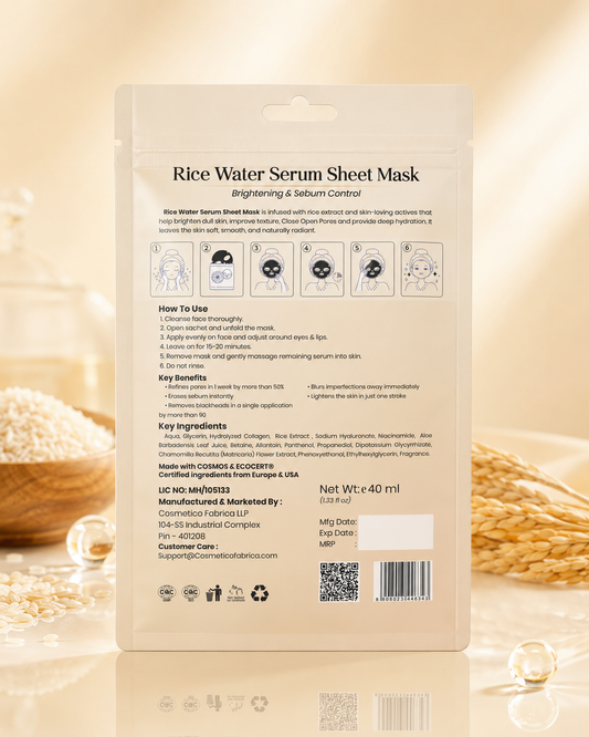 Rice Water Serum Sheet Mask