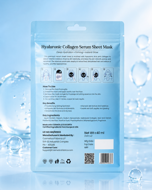 Hyaluronic Collagen Serum Sheet Mask