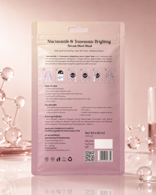 Niacinamide & Tranexamic Brightening Serum Sheet Mask